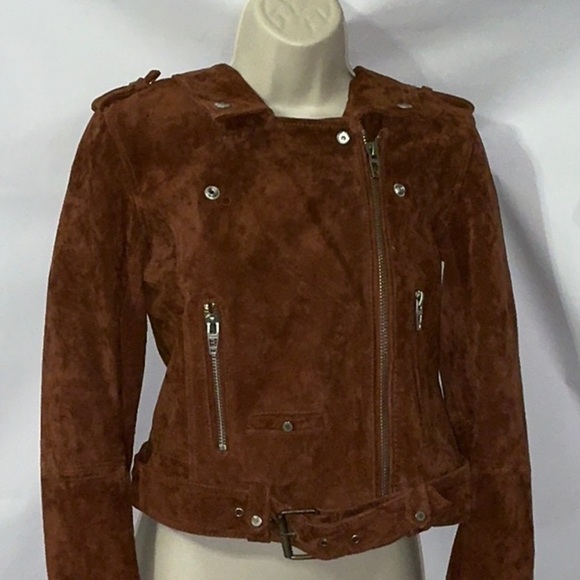 Blank NYC Suede Moto Jacket, Size XS, Like New - Picture 6 of 14